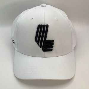 LIV Golf Adjustable Hat White Black